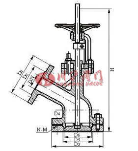 下展放料閥 結構圖