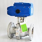 電動開關(guān)球閥(鑄鋼法蘭)